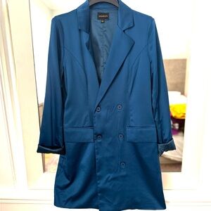 SUGARLIPS Womens Satin Blazer